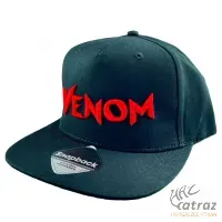 Venom Black Snapback - Venom Horgász Sapka