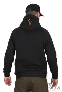 Fox Fekete Narancs Pulóver - Fox Collection LW Hoody Black & Orange