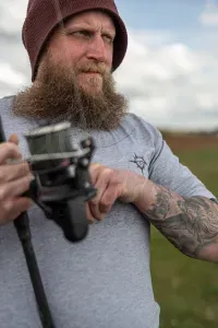 Korda Compass Tee Heather Greay – Szürke Horgász Póló