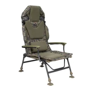 Trakker Levelite Longback Recliner Camo - Trakker Levelite Magas Háttámlájú Horgász Szék
