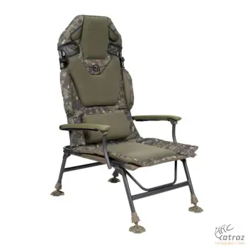 Trakker Levelite Longback Recliner Camo - Trakker Levelite Magas Háttámlájú Horgász Szék