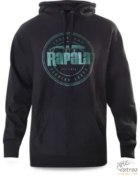 Rapala Fekete Kapucnis Pulóver Méret: M - Rapala Legend Hoodie Black