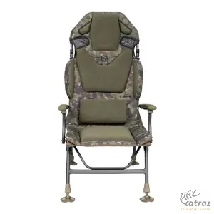 Trakker Levelite Longback Recliner Camo - Trakker Levelite Magas Háttámlájú Horgász Szék