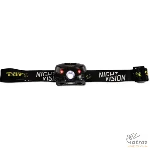 Black Cat Night Vision 1500 Headlamp - Black Cat Tölthető Horgász Fejlámpa