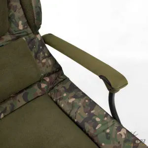 Trakker Levelite Longback Recliner Camo - Trakker Levelite Magas Háttámlájú Horgász Szék