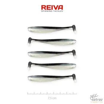 Reiva Flash Shad 7,5cm Fekete-Szürke Műcsali 5 db/csomag - Reiva Gumihal