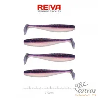 Reiva Flat Minnow Shad Purple Pearl Gumihal - Reiva Műcsali 7,5cm