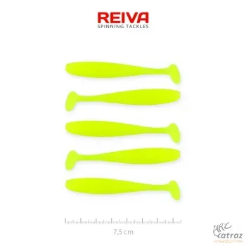 Reiva Flash Shad 7,5cm Citromsárga Műcsali 5 db/csomag - Reiva Gumihal