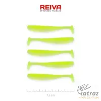 Reiva Flash Shad 7,5cm Fluo Sárga Műcsali 5 db/csomag - Reiva Gumihal