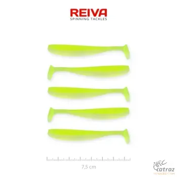 Reiva Flash Shad 7,5cm Fluo Sárga Műcsali 5 db/csomag - Reiva Gumihal