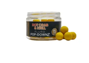 Dynamite Baits Fluoro Pop-Downz 15mm – Hot Crab & Krill