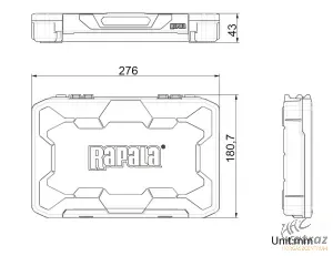 Rapala Tackle Tray 276 - Rapala Műcsalis Doboz