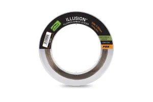 Fox Fluorocarbon Előtétzsinór 0,50mm 50m - Fox Illusion Fluorocarbon Leaders Naturals Green