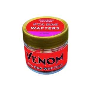 Venom PVA Bag Wafters Strawberry Ice Cream 8mm - Venom Wafter