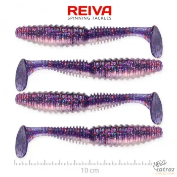 Reiva Zander Power Shad 10cm Purple Pearl - Reiva Gumihal