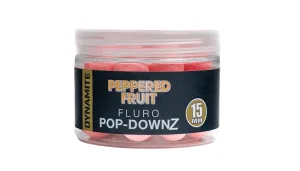 Dynamite Baits Fluoro Pop-Downz 15mm – Peppered Fruit