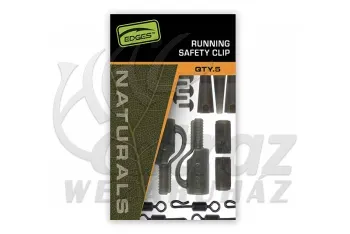 Fox Edges 2026 Running Safety Clip Kit Natural - Fox Szabadon Futó Bojlis Szerelék Zöld