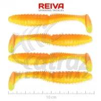 Reiva Zander Power Shad 10cm Shiny Orange - Reiva Gumihal