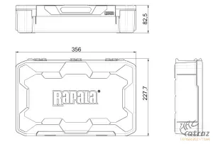 Rapala Tackle Tray 356 Deep - Rapala Mély Műcsalis Doboz