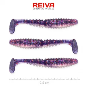 Reiva Zander Power Shad 12,5cm Purple Pearl - Reiva Gumihal