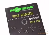 Korda Fémkarika - Korda Rig Rings Közepes Fémgyűrű 20 db/csomag