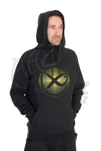 Matrix Large Fade Logo Hoody Black/Lime – M – Horgász Pulóver