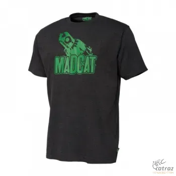 MadCat Camo Logo T-Shirt Dark Green Méret: M - MadCat Horgász Póló