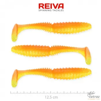 Reiva Zander Power Shad 12,5cm Shiny Orange - Reiva Gumihal