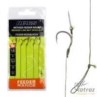 Nevis Feeder Csalitüskés Előkötött Horog Fonott Zsinórral - Méret: 10-es Method Feeder Hook