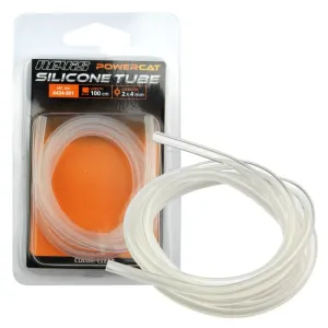 Nevis Átlátszó Szilikoncső Harcsázáshoz 100cm 4mm - Nevis Powercat Silicone Tube