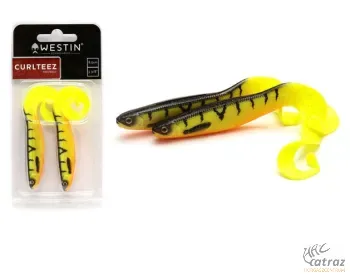 Westin Curlteez Curtail Fire Perch Gumihal 8,5cm 6 gramm 2 db/csomag