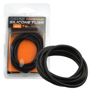 Nevis Fekete Szilikoncső Harcsázáshoz 100cm 4mm - Nevis Powercat Silicone Tube