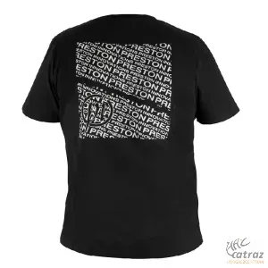 Preston Black T-Shirt Póló Méret: 2XL - Preston Innovations Horgász Póló