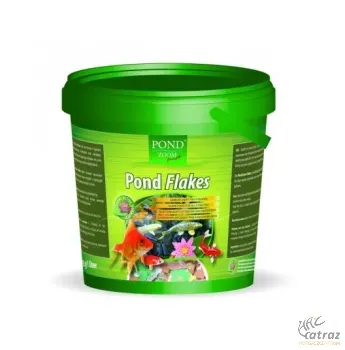 PondZoom Pond Flakes Tavi Haltáp - Lemezes Kerti Tavi Főeleség 1 Liter