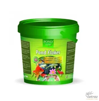 PondZoom Pond Flakes Tavi Haltáp - Lemezes Kerti Tavi Főeleség 1 Liter