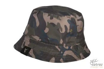 Fox Khaki Camo Bucket Hat - Fox Horgász / Halász Kifordítható Sapka