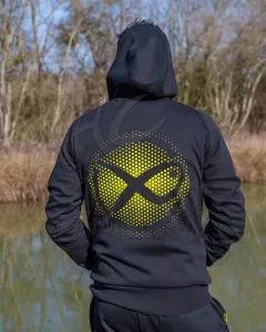 Matrix Large Fade Logo Hoody Black/Lime – M – Horgász Pulóver