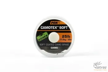 Előkezsinór Fox Camotex Soft Coated Camo 20m 20lb