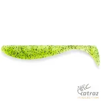 Fishup Wizzle Shad 5cm Chartreuse/Black #055 - Fishup gumihal