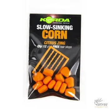 Korda Slow Sinking Corn Citrus Zing Orange - Korda Süllyedő Gumikukorica