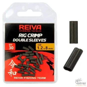 Reiva Dupla Krimpelő Hüvely 1,0x8 mm - Reiva Rig Crimp Double Sleeves