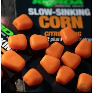 Korda Slow Sinking Corn Citrus Zing Orange - Korda Süllyedő Gumikukorica