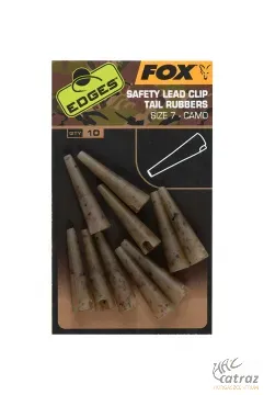 Fox Edges Camo Size 7 Lead Clip Tail Rubbers - Fox Camo 7-es Gumihüvely