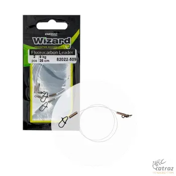 Wizard Neo Szerelt Fluorocarbon Előke 25 cm 9 kg - Fluorocarbon Ragadozóhalas Előkezsinór