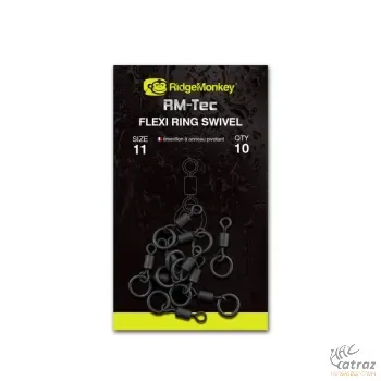 RidgeMonkey RM-Tec Flexi Ring Swivel Karikás Forgó - Méret:8