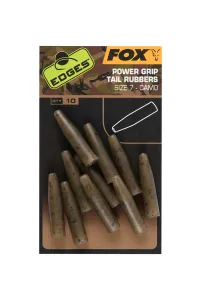 Fox Edges Camo Power Grip Tail Rubbers Size 7 - Fox Camo 7-es Gumihüvely