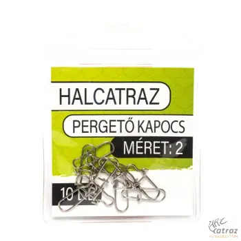 Halcatraz Pergető Kapocs Méret: 00 - Halcatraz Kapocs Műcsalikhoz