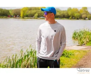 Preston Grey Performance Sun Shirt UPF-40 M - Preston UV Álló Felső