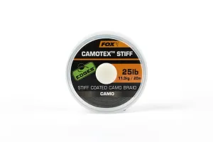 Előkezsinór Fox Camotex Semi Stiff Coated Camo 20lb