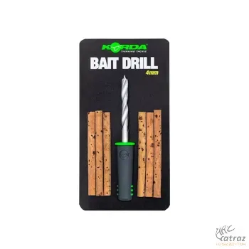 Korda Bait Drill 4mm - Korda Parafa Fúró Parafa Rúddal